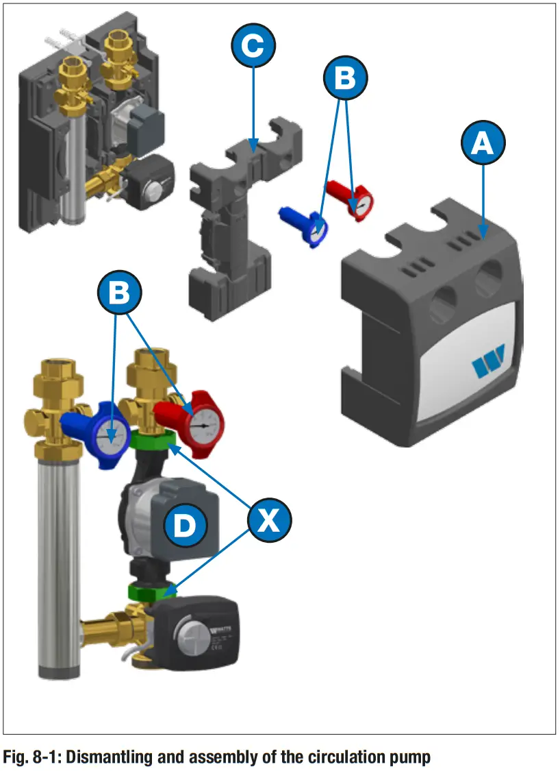 WATTS DN 25 Pump Groups for Unmixed And Mixed Heating Circuits - fig12