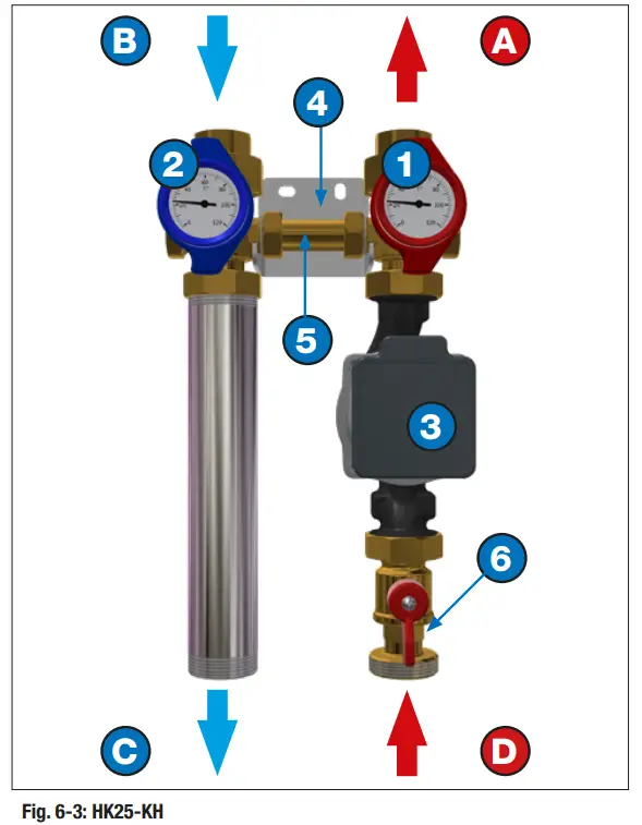 WATTS DN 25 Pump Groups for Unmixed And Mixed Heating Circuits - fig6