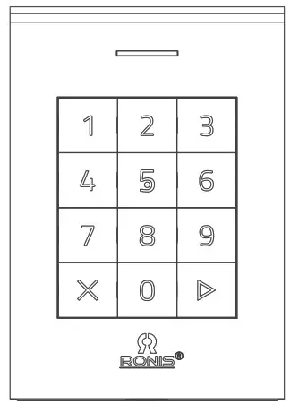 RONIS Tronic Slim Professional Alone Electronic Lock - Change the User code