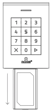 RONIS Tronic Slim Professional Alone Electronic Lock - Open using electronic Master Key 2