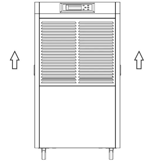 KESNOS PD900AC 90L Commercial Dehumidifier for Space up to 8 000 Sq