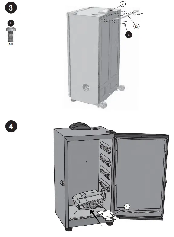 MASTERBUILT MB20078918 Digital Electric Smoker - parts 5
