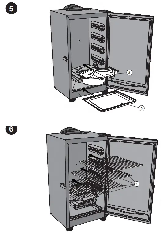 MASTERBUILT MB20078918 Digital Electric Smoker - parts 6