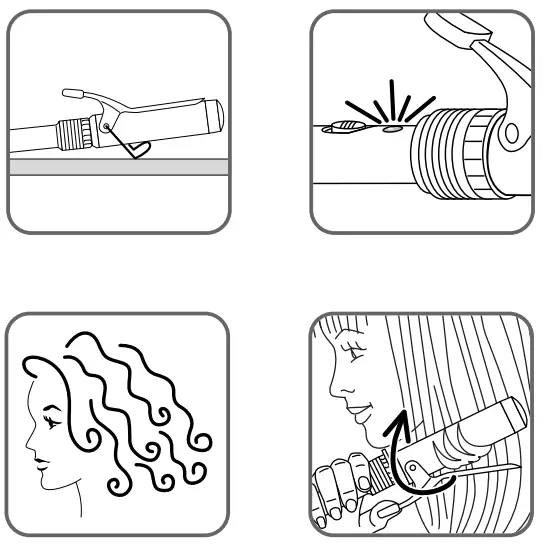 Rowenta CF2012E0 Hair Curler - 1