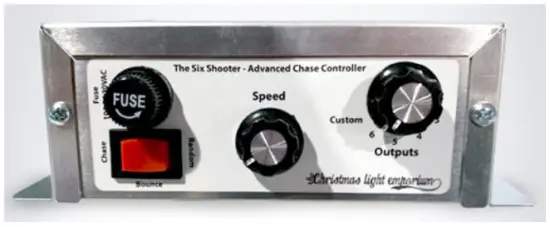 Christmas light emporium The Six Shooter Advanced Chase Controller