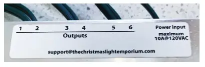 Christmas light emporium The Six Shooter Advanced Chase Controller - Fig 2