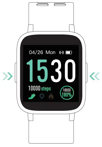 kogan Active + Smart Watch Button Functions