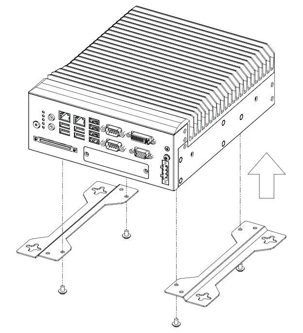Intel 6th-7th Generation Cire i Socket Compact Fanless System--- Mounting Kit Installation