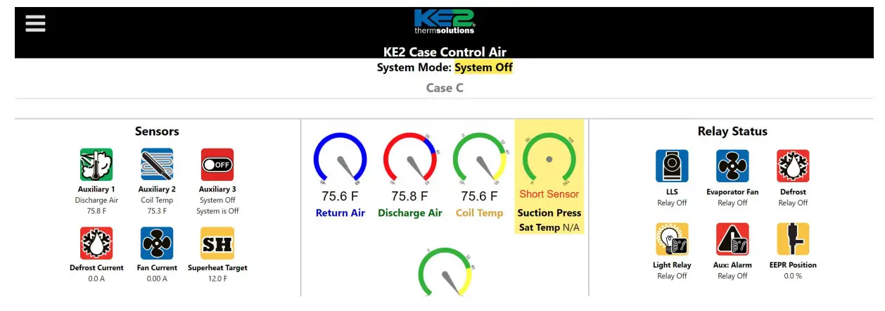 KE2 Case Controller Air Display - Figure