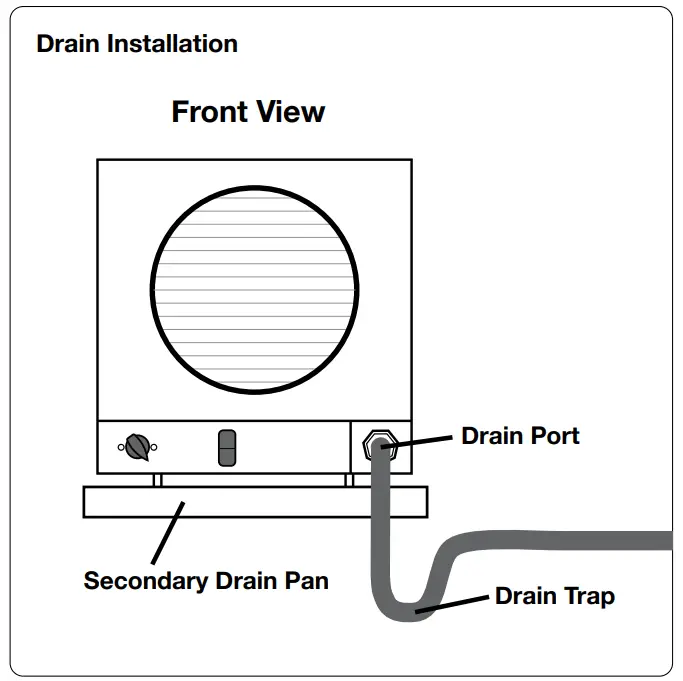 SANTA FE ULTRA70 Whole Home Dehumidifier - Front View