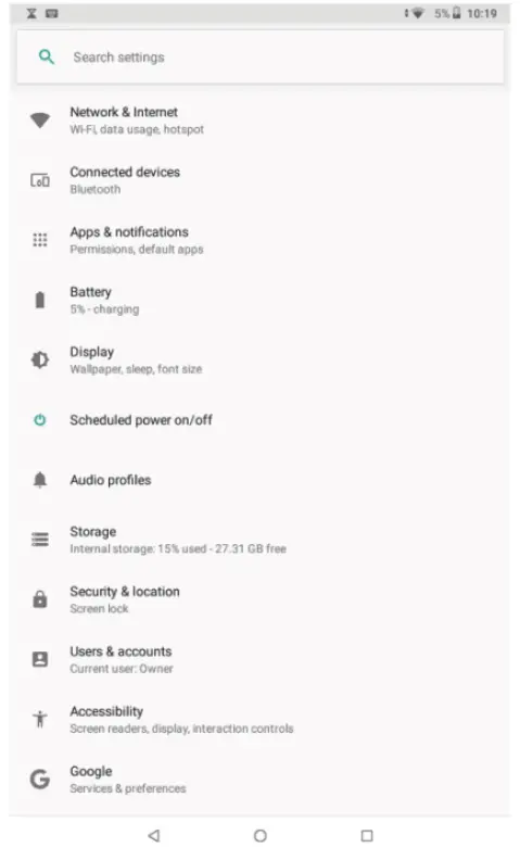 HAOVM P7 Media Pad Android Tablet User Guide fig 17