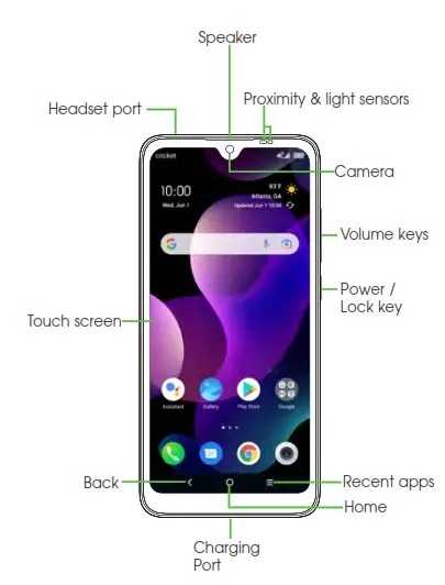 Cricket wireless 802-405 TCL 30Z Smartphone - 1