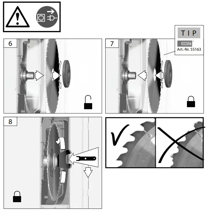 Gude TK 2100 Table Circular Saw-fig18
