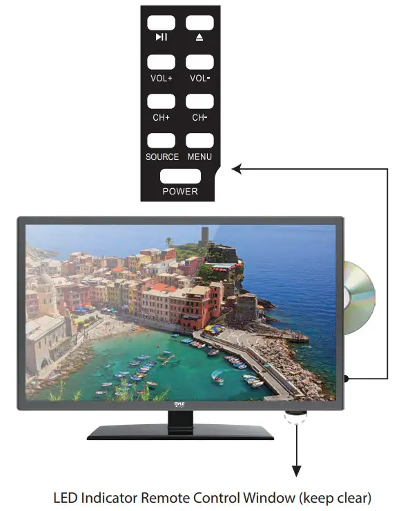 PYLE PLTLD19 ELED RV Digital TV - figure 1