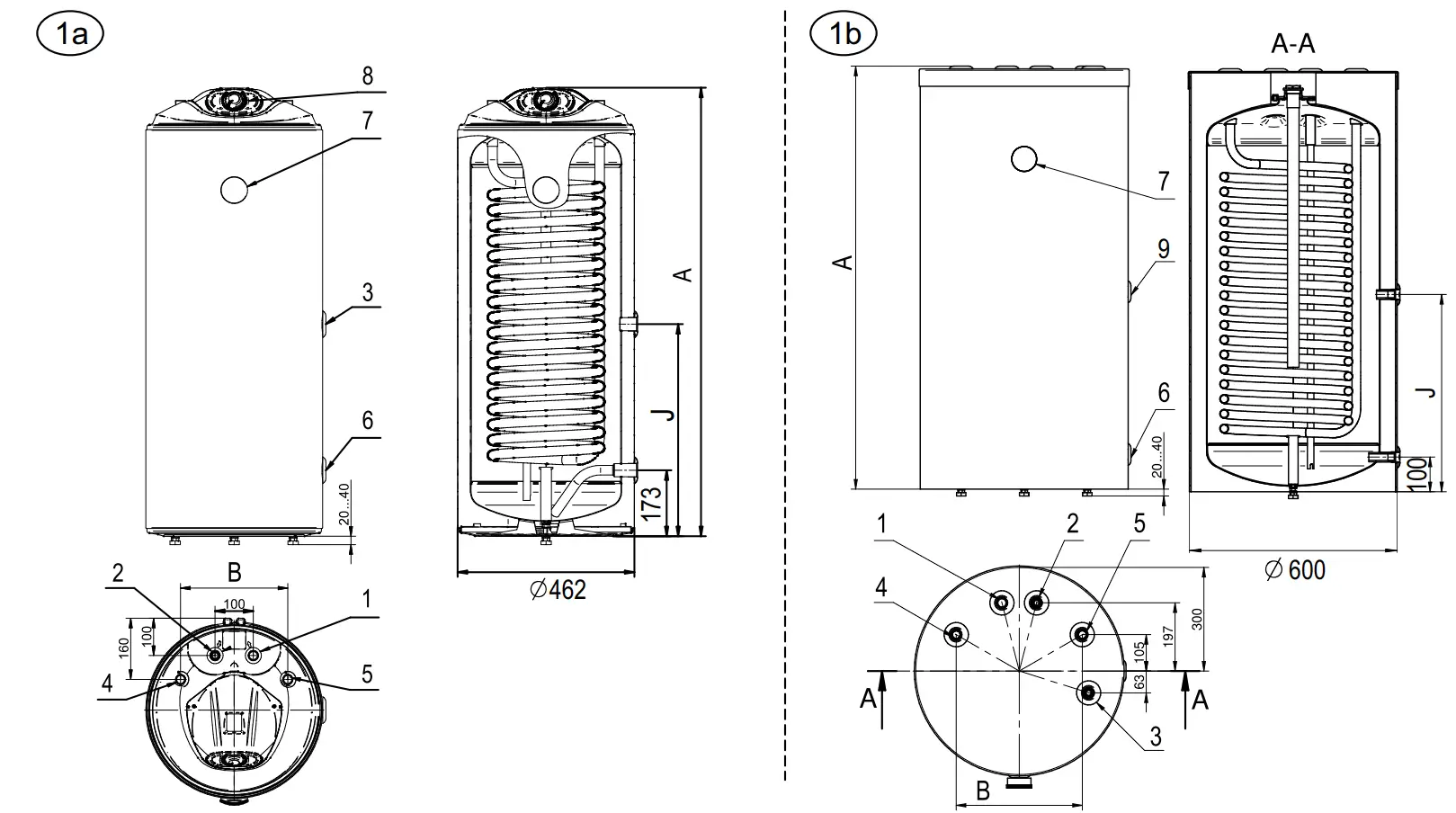 Eldominvest 80-200 INDIRECTLY HEATED WATER HEATERS Overview