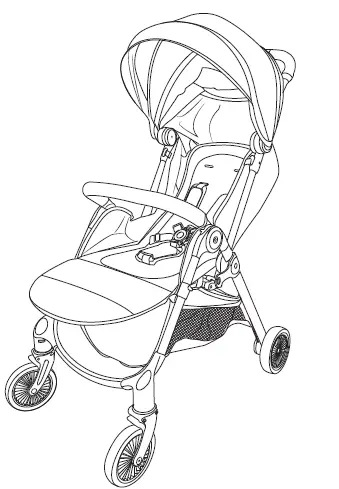 besrey BR-C760 Gravity Fold Stroller-8