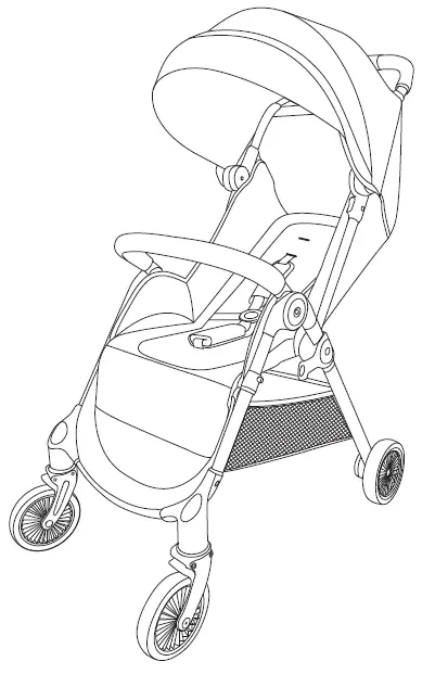 besrey BR-C760 Gravity Fold Stroller