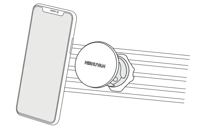 MIBHUVAN CT5 49 MagSafe Magnetic Suction Wireless Charging Bracket - Instruction 2