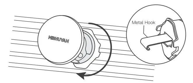 MIBHUVAN CT5 49 MagSafe Magnetic Suction Wireless Charging Bracket - air vent