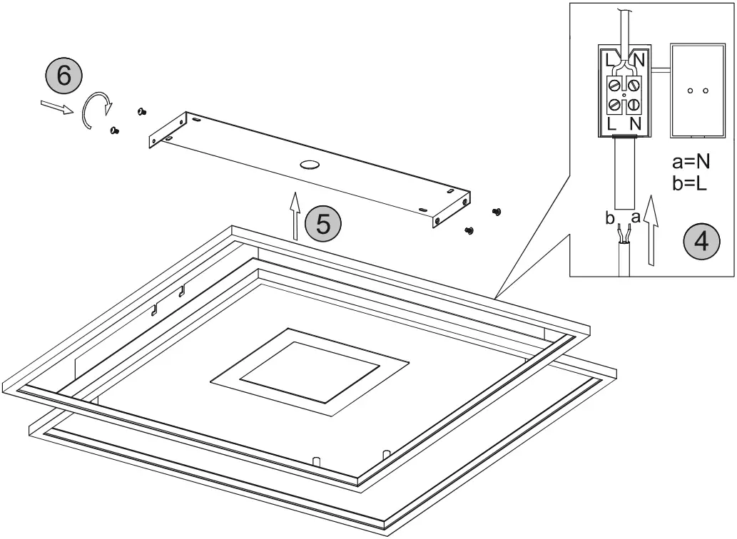 Paul Neuhaus IM-8379-55 Q-Amira Ceiling Light C1