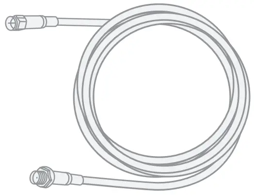 Coax extension cables