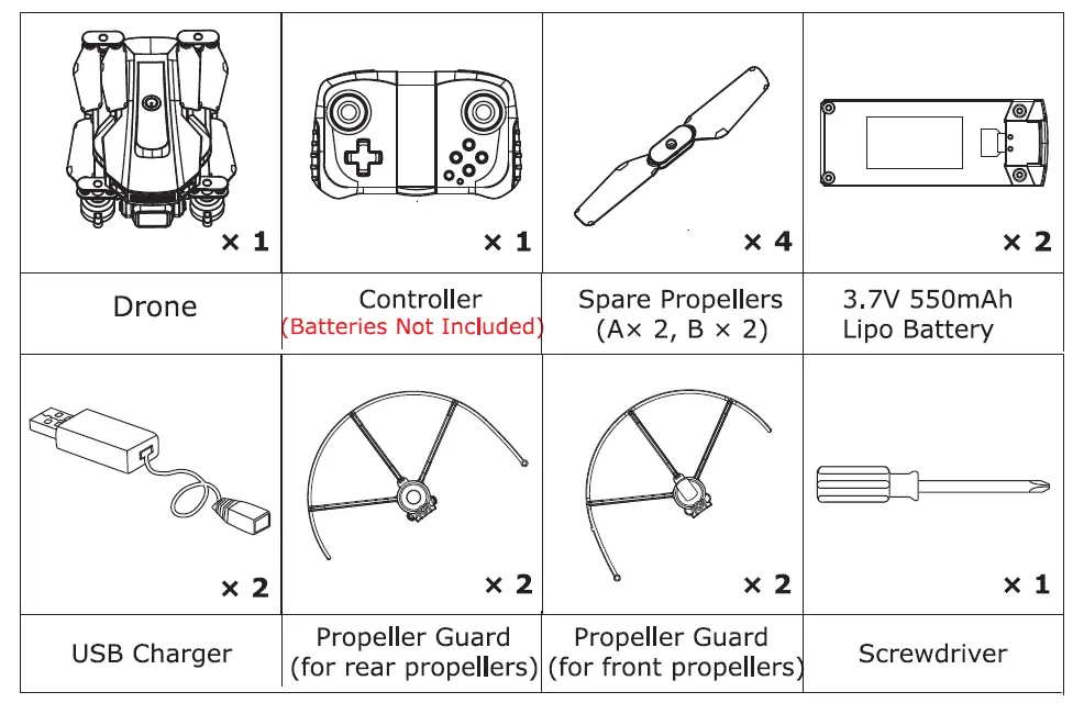 HASAKEE Q10 WiFi Foldable RC Drone 4