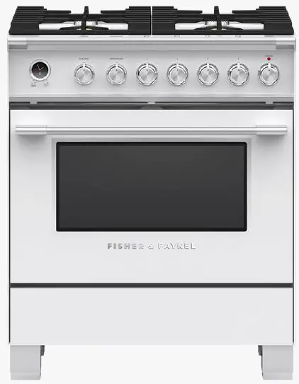 FISHER PAYKEL OR30SCG6W1 30-Inch Dual Fuel Range PRODUCT