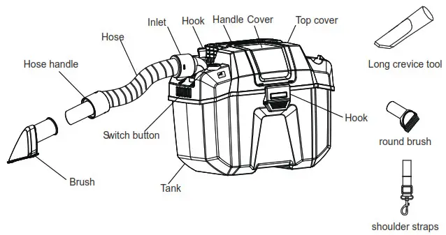 MOOSOO Vacuum Cleaner-DESCRIPTION