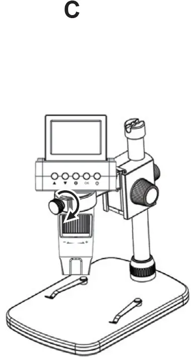 TOOLCRAFT 2373534 USB Microscope Monocular 16