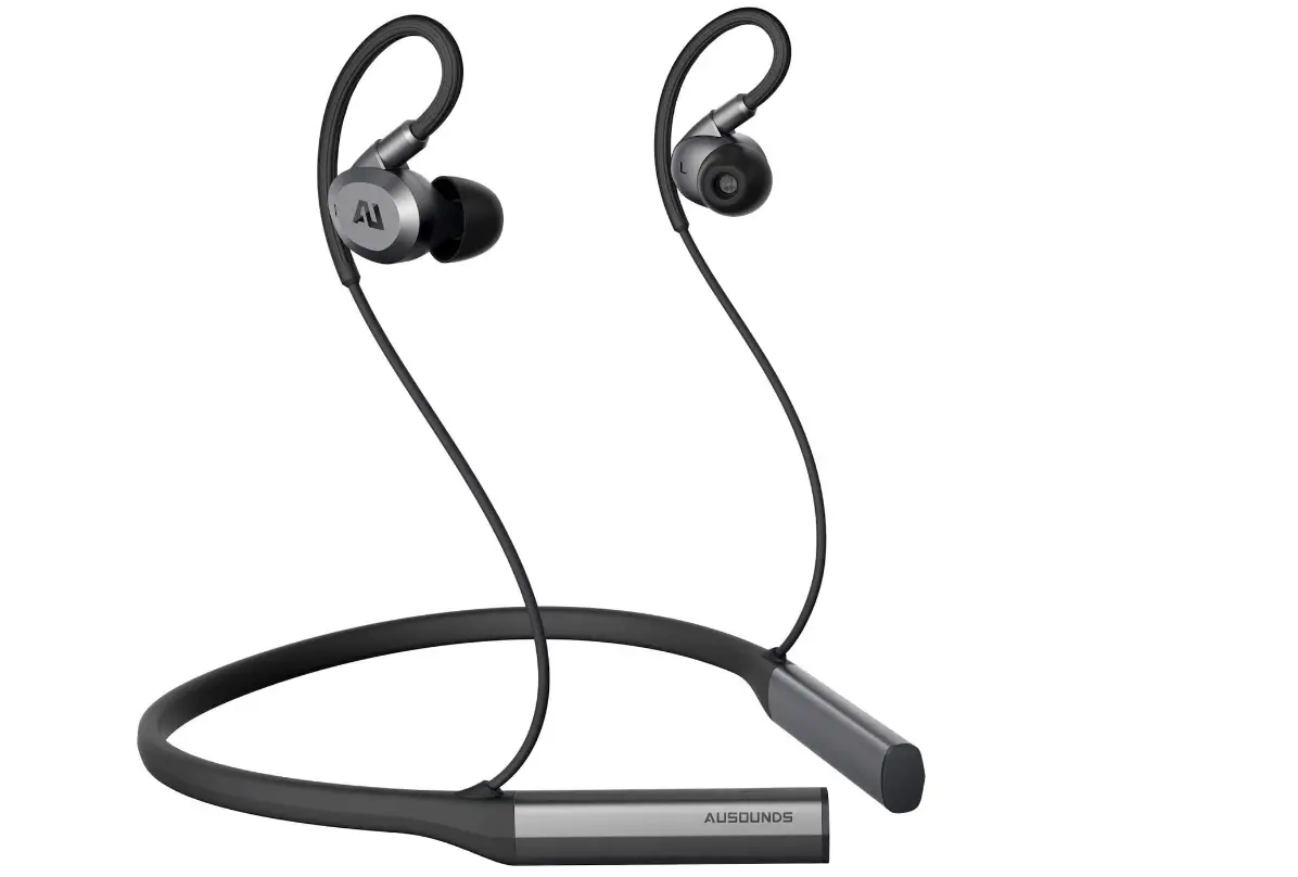 Ausounds-AU-Flex-ANC-Noise Cancelling-LDAC-Bluetooth-Wireless-Neckband-Earphones