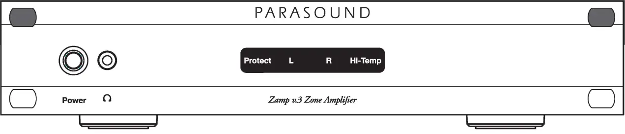 PARASOUND 313ZAMPV3 Zamp Zone Amplifier
