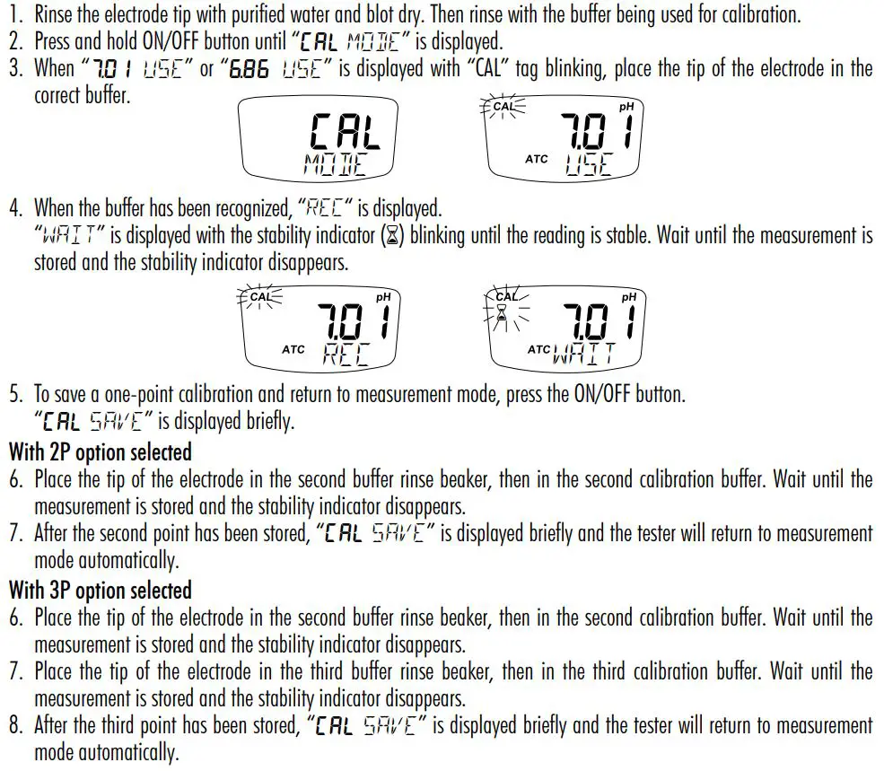 HANNA instruments HI9810422 HALO2 Wireless pH Tester for Field Instruction Manual - Stand-Alone Tester
