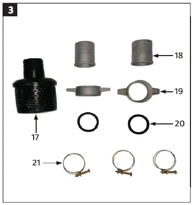 MEEC TOOLS 016368 Petrol Driven Water Pump fig 3