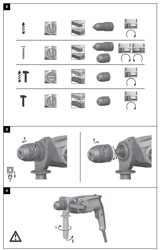 HILTI-TE-3-M,-TE-3-C-Rotary-Hammer-FIG2