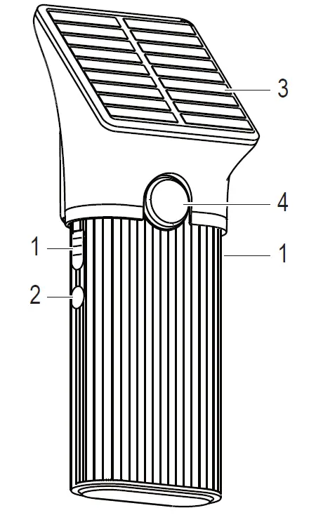 sygonix 2368619 Portable Solar Wall Light fig (2)