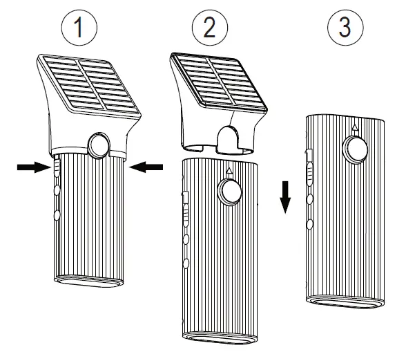 sygonix 2368619 Portable Solar Wall Light fig (6)