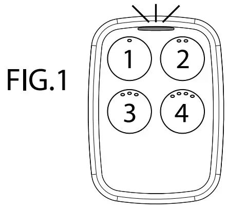 GENIE Universal Remote - FIG.1