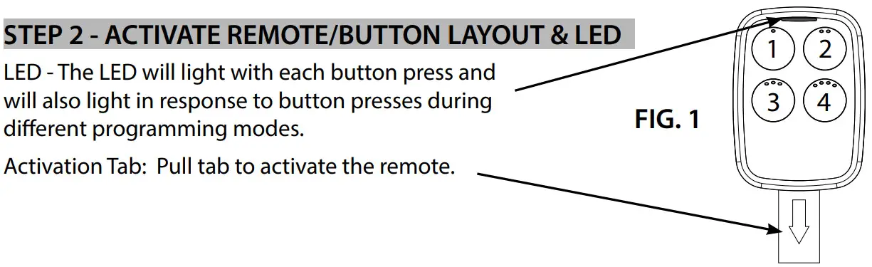 GENIE Universal Remote - LAYOUT