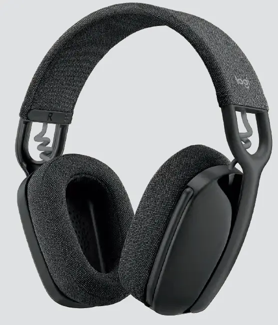 logitech ZONE VIBE 100 Wireless Over Ear Headphones with Noise Canceling Mic