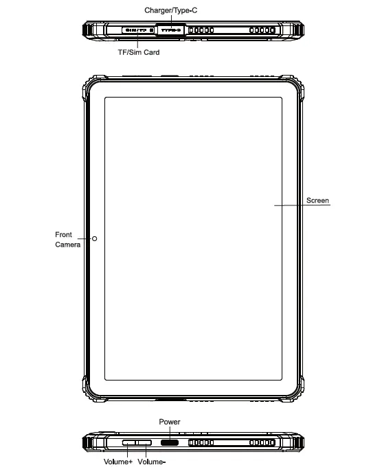 OUKITEL RT1 IP68 Rugged 4G Tablet fig (1)