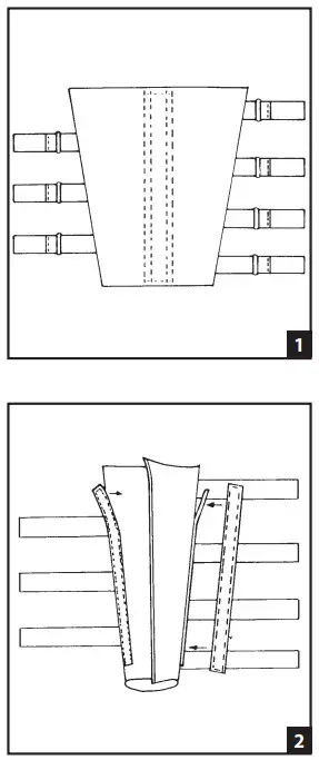 DJO 13 1384 Universal Foam Knee Splint - FIGURE 1