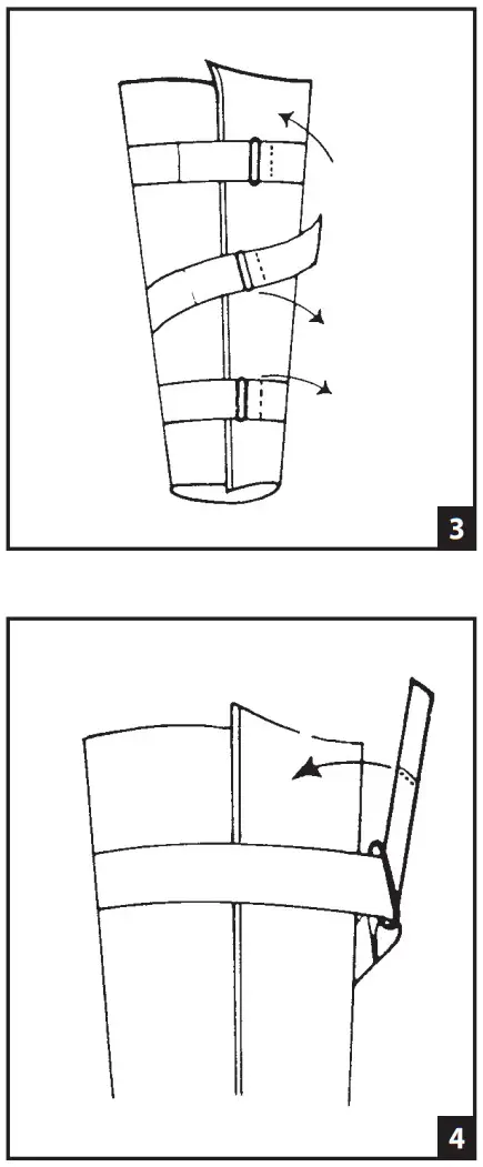 DJO 13 1384 Universal Foam Knee Splint - FIGURE 3