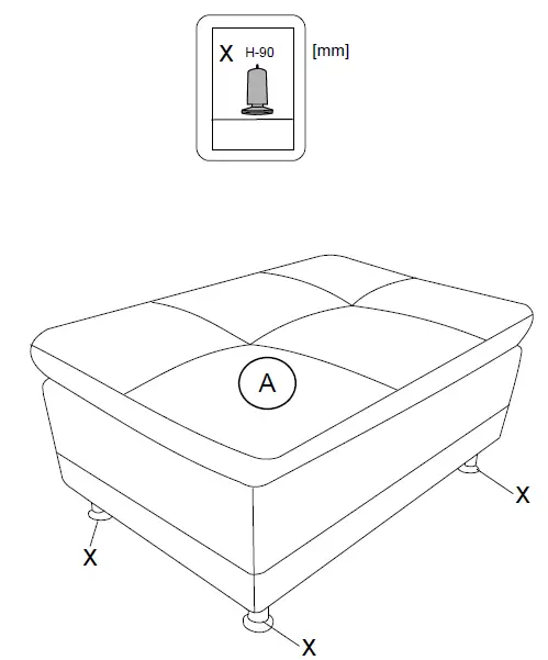 sit more Stool »Adelaide«, with high-quality metal feet-4