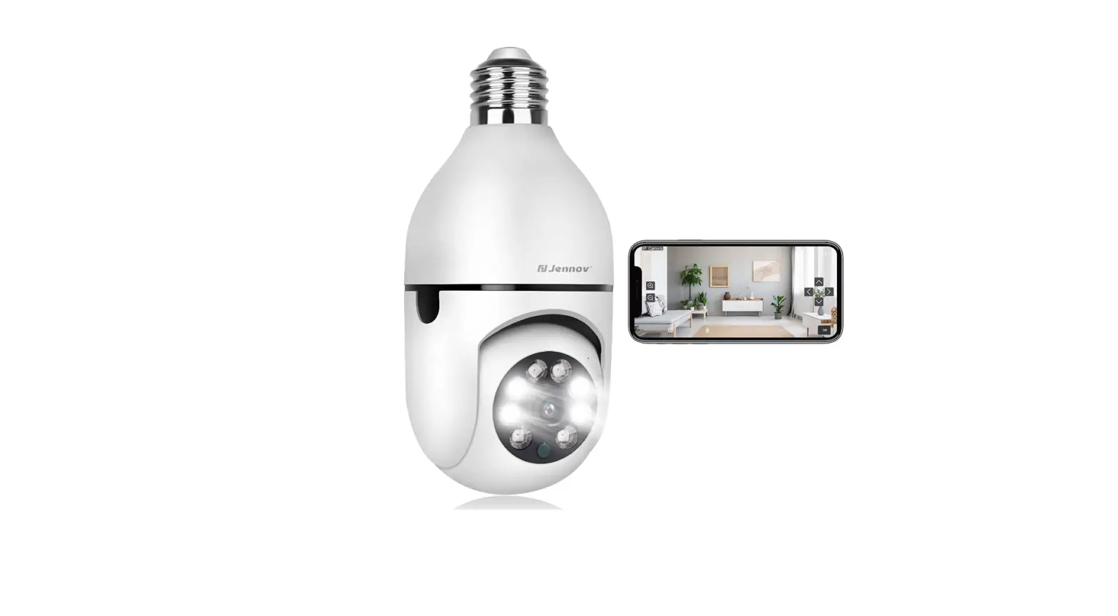 Jennov Light Bulb Camera Security Camera Wireless Wifi Operational Guide