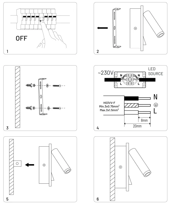 Arlux-LIGHTIN- EMMY-Indoor-Wall-Lamp-FIG-3