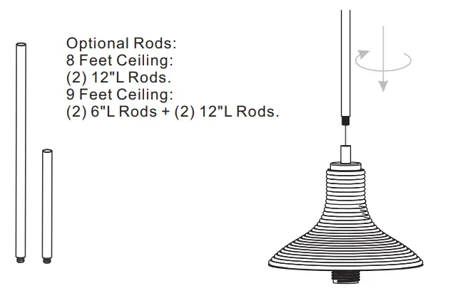 QUOIZEL QPPO5603MBK 12 Inch Matte Black Mini Pendant Ceiling Light-fig3