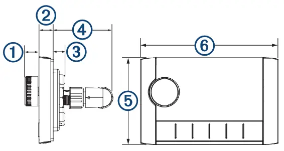 FUSION MS-ERX400 Apollo Remote --Dimensions
