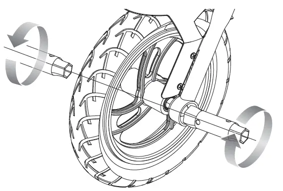 Razor-W15128001049-RSF350-Front-Wheel-Complete-w-Wire-Hub-fig-1