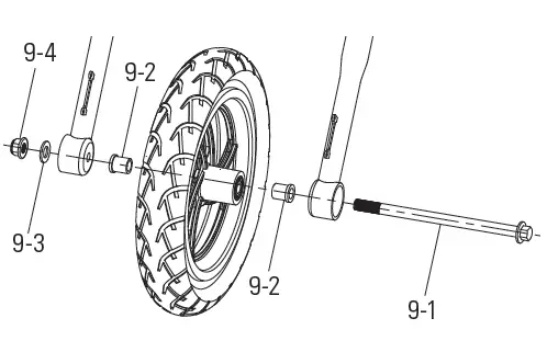 Razor-W15128001049-RSF350-Front-Wheel-Complete-w-Wire-Hub-fig-2