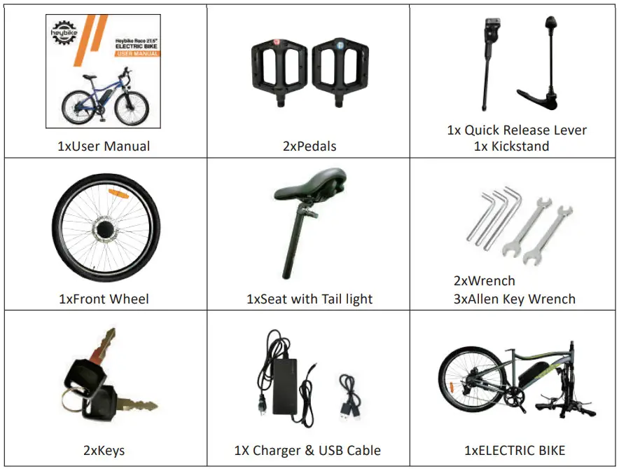 heybike Race 27 5 Inches Electric Bike - Figure 1
